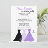 Invitation Trois robes (Debout devant)