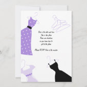 Invitation Trois robes (Dos)