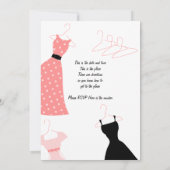 Invitation Trois robes (Dos)