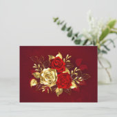 Invitation Trois Roses de bijoux (Debout devant)