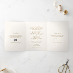 INVITATION TROIS VOLETS 