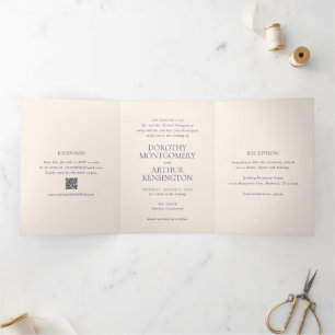 INVITATION TROIS VOLETS