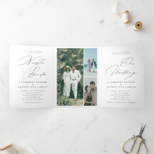 INVITATION TROIS VOLETS