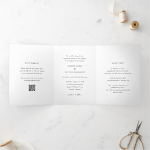 INVITATION TROIS VOLETS