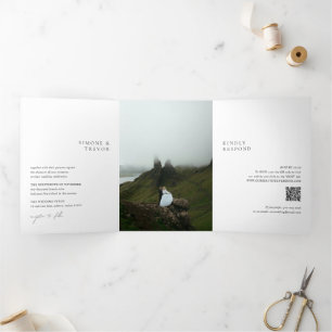 INVITATION TROIS VOLETS 