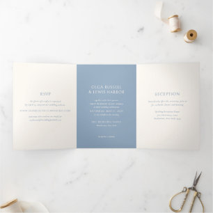 INVITATION TROIS VOLETS