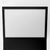 Invitation Trois Volets Angel Fire Heart with Wings (Intérieur en premier)