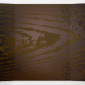 Invitation Trois Volets Arrière - plan en bois avec cheval de mer mécaniqu (Intérieur au milieu)