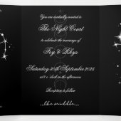 Invitation Trois Volets BookTok Romantacy Wedding Invite - Scorpio/Gemini (Intérieur au milieu)