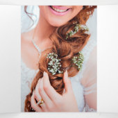 Invitation Trois Volets Brochure arrière - plan d'inspiration opale (Intérieur au milieu)