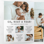 Invitation Trois Volets Carte triplée du bulletin de vacances (Intérieur en premier)