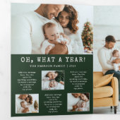 Invitation Trois Volets Carte triplée photo famille (Intérieur en premier)