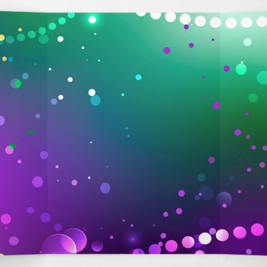 Invitation Trois Volets Carthagène Solive Purple (Intérieur au milieu)