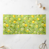 Invitation Trois Volets citrons aquarelle 22 (Intérieur)