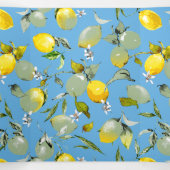 Invitation Trois Volets citrons aquarelle 27 (Intérieur au milieu)