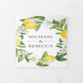 Invitation Trois Volets Citrus Lemon Orchard Photo Collage Mariage (Protection)