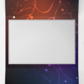 Invitation Trois Volets Clowing Night Butterflies (Intérieur au milieu)