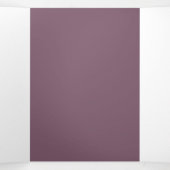 Invitation Trois Volets Couleur solide personnalisée (Intérieur au milieu)