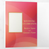 Invitation Trois Volets Custom Trifold Letter Fold Invitation, Size: 5" x  (Intérieur en premier)