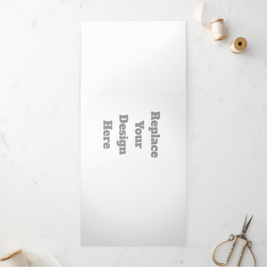 Invitation Trois Volets  Custom Wedding Gift – Create Your Own Personalize (Extérieur)