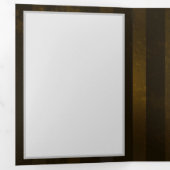 Invitation Trois Volets Engrenages à vapeur et papillons bleus (Intérieur en premier)