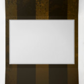 Invitation Trois Volets Engrenages à vapeur et papillons bleus (Intérieur au milieu)