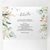 Invitation Trois Volets Enregistrer la date Futsal Tripler en une seule in (Intérieur en premier)