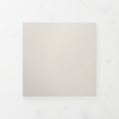 Invitation Trois Volets Ensemble de mariage crème tout-en-un (Protection)