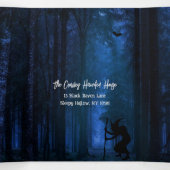 Invitation Trois Volets Fête d'Halloween de Witchen Forest (Intérieur au milieu)