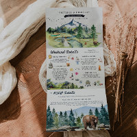 Forêt Rustique | Mariage illustré