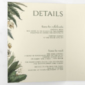 Invitation Trois Volets Forêt vintage enchantée (Intérieur en premier)