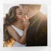 Invitation Trois Volets Galerie de photos Archway Elopement (Intérieur en premier)