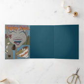 Invitation Trois Volets Happy food (Intérieur)