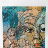 Invitation Trois Volets Hera, points d'infini par après Francis Picabia (Intérieur en premier)