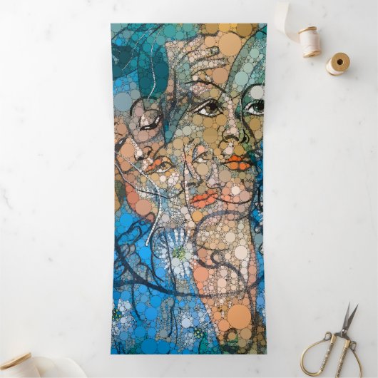 Invitation Trois Volets Hera, points d'infini par après Francis Picabia (Intérieur)