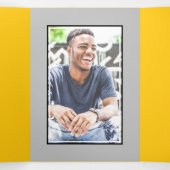 Invitation Trois Volets Honey Bee, Suite Baby shower (Intérieur au milieu)