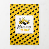 Invitation Trois Volets Honey Bee, Suite Baby shower (Page de couverture)