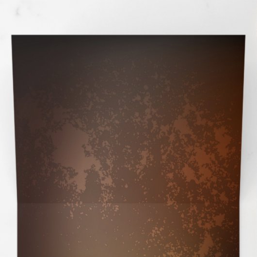 Invitation Trois Volets Horloge Steampunk avec des engrenages anciens (Intérieur en premier)