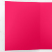 Invitation Trois Volets Impression hawaïenne (Intérieur en premier)