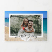 Invitation Trois Volets Le mariage de destination aux Maldives (Page de couverture)