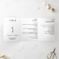 Mariage Minimaliste En Lieu de Faveurs Mémoire Aff