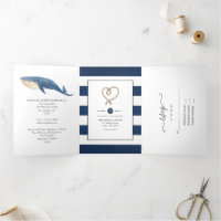 Mariage nautique baleine