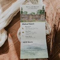 Montagnes russes de Teton | Mariage illustré