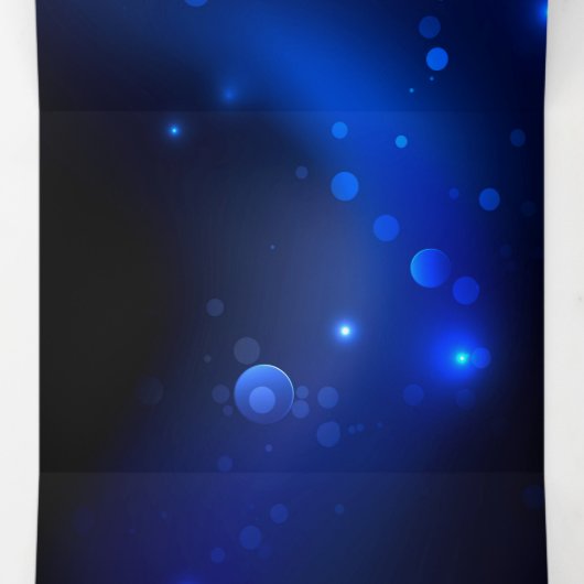 Invitation Trois Volets Morpho Butterfly in the Dark Background (Intérieur au milieu)