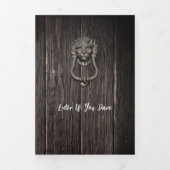 Invitation Trois Volets N'ayez pas peur de la fête d'Halloween (Page de couverture)