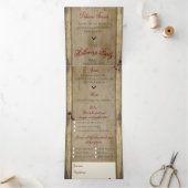 Invitation Trois Volets Nun gothique déplaisant Code QR Halloween adulte (Intérieur)