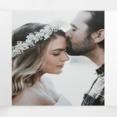 Invitation Trois Volets Papillon noir parties scintillant rose do-it-yours (Intérieur au milieu)