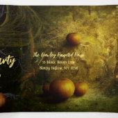 Invitation Trois Volets Parti d'Halloween Citrouille abandonné (Intérieur au milieu)