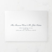 Invitation Trois Volets rêve de Wisteria (Page de couverture)