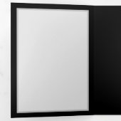 Invitation Trois Volets Rose bleu brûlant (Intérieur en premier)